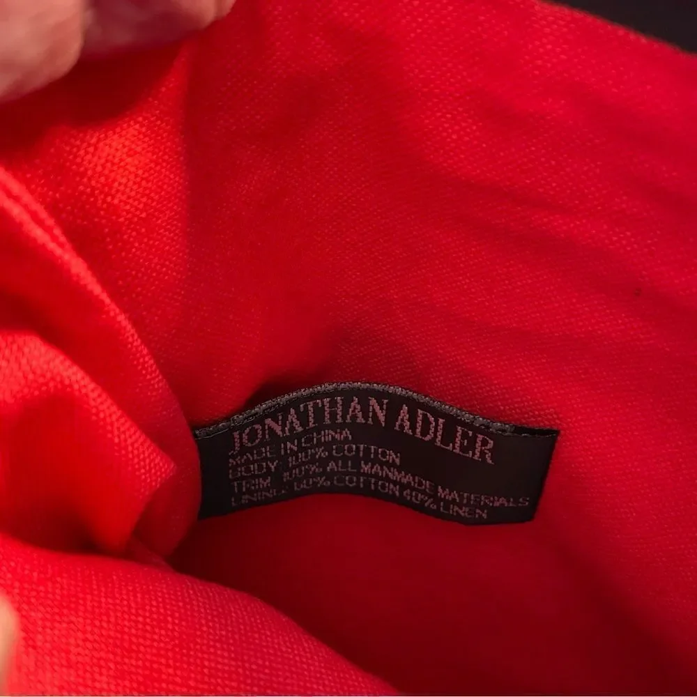 Jonathan Adler Cotton Pouch Bag